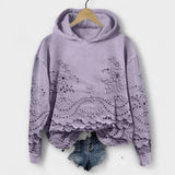 Grace – Vintage Hoodie su gėlių raštu