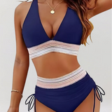 Bikini rinkinys su pilvo palaikymo sistema ir aukštu liemeniu