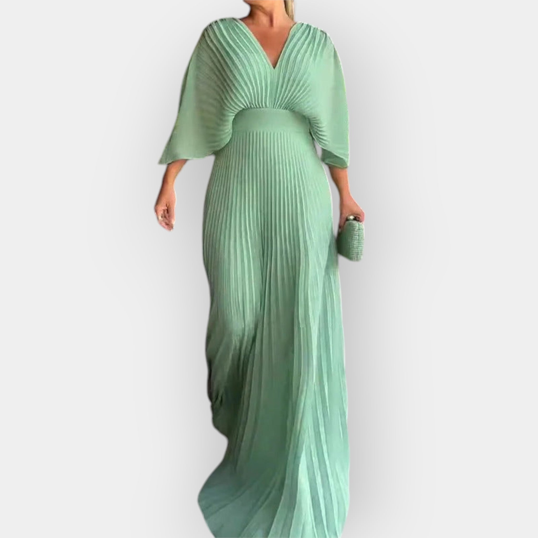 Seneris - Stilinga Plisuota Suknelė su Elegantiška Linija