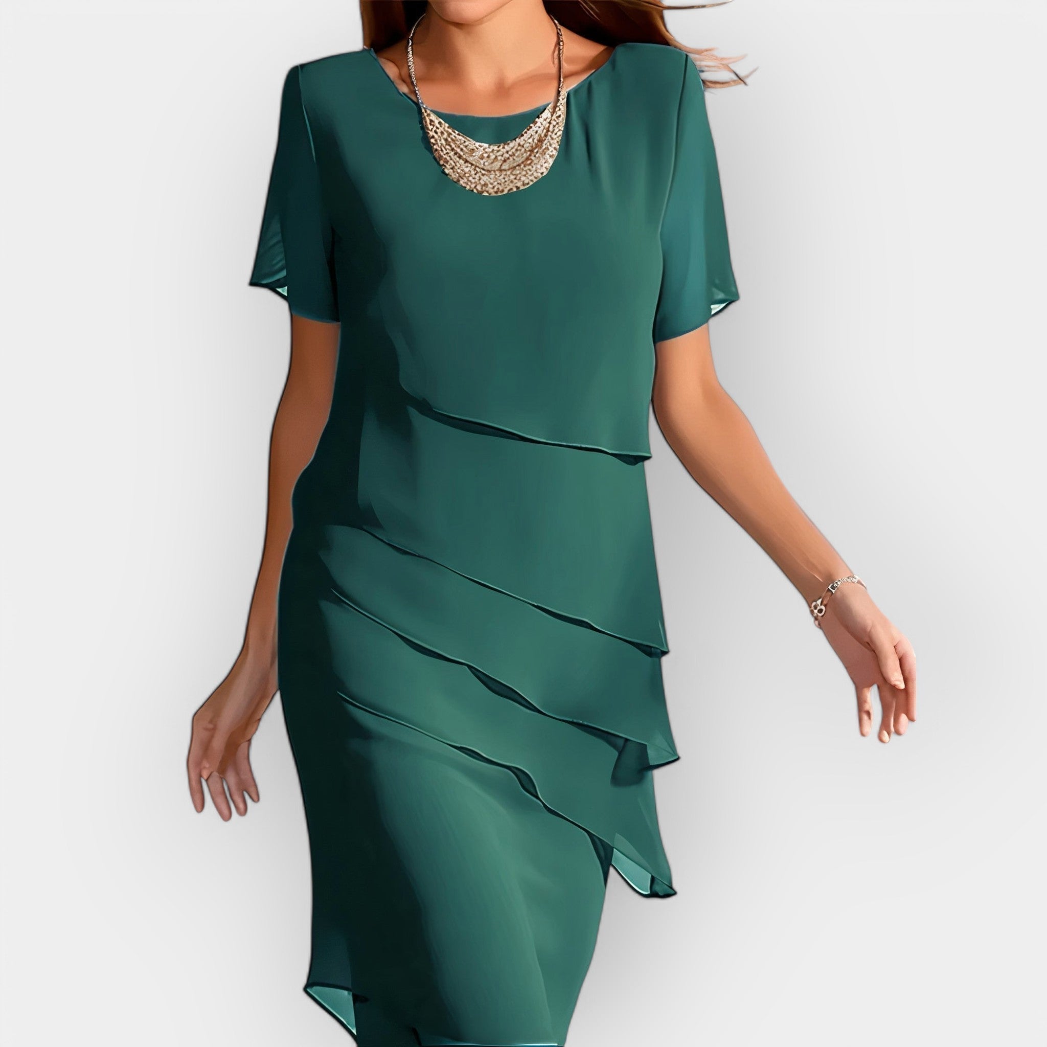 Elegantiškas Šifono Suknelė