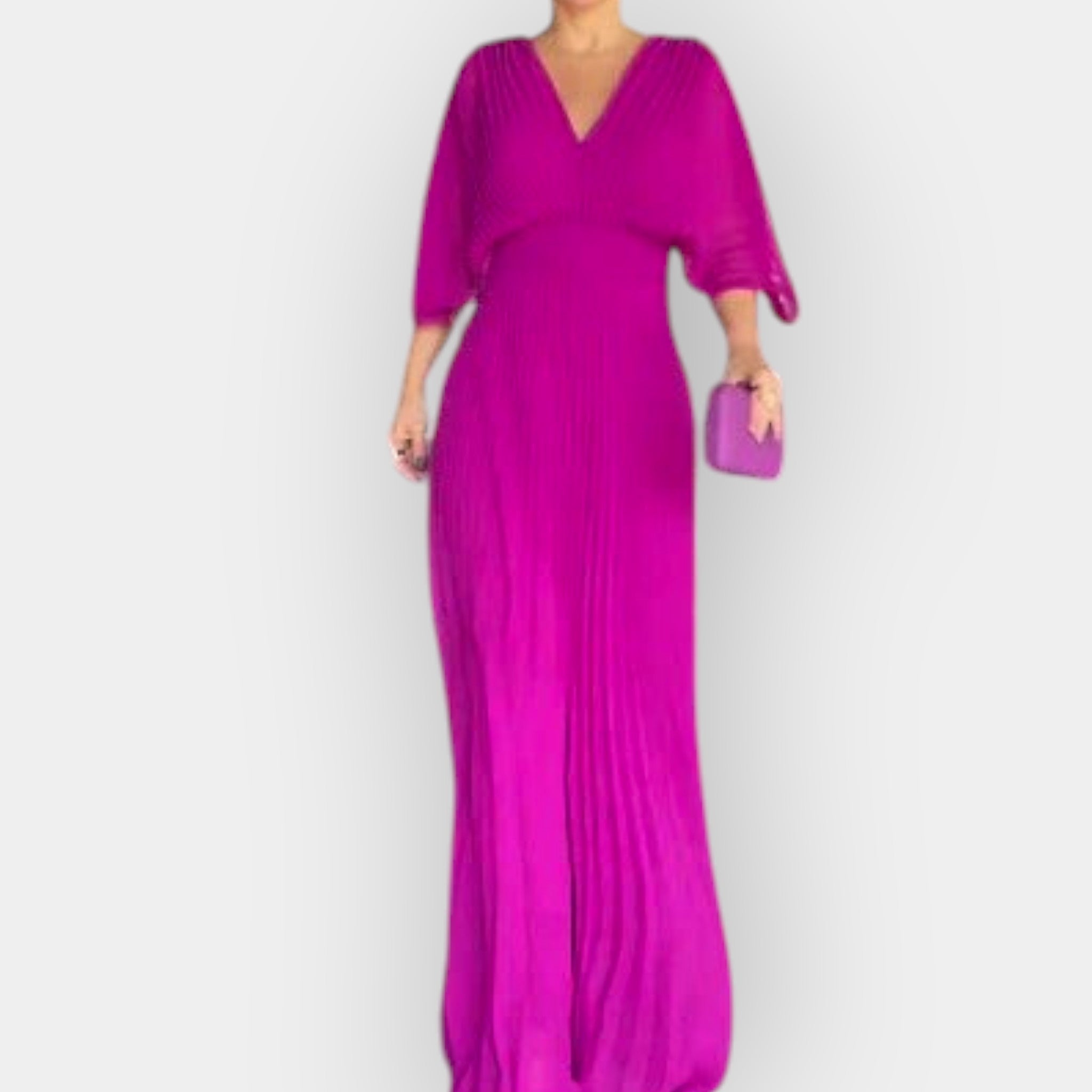 Seneris - Stilinga Plisuota Suknelė su Elegantiška Linija