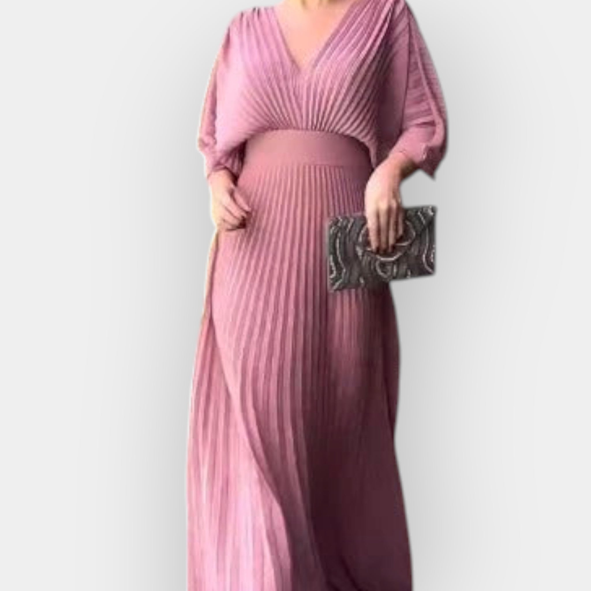 Seneris - Stilinga Plisuota Suknelė su Elegantiška Linija