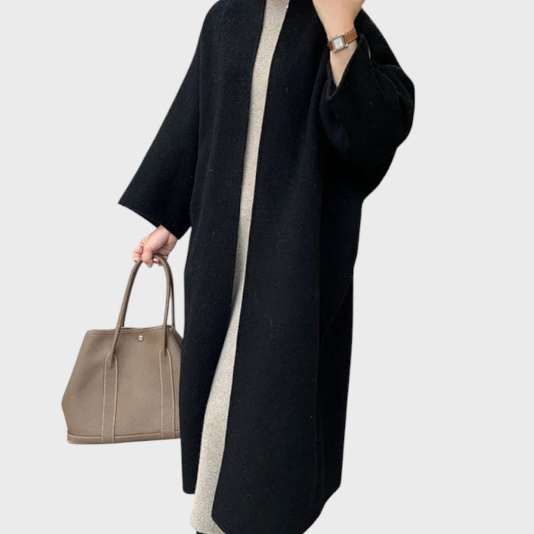 Lukrecija | Elegantiškas ilgas vilnonis paltas