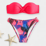 Sekso Bikini su Atvira Nugarine ir Stiliumi