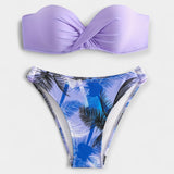 Sekso Bikini su Atvira Nugarine ir Stiliumi